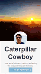 Mobile Screenshot of caterpillarcowboy.com
